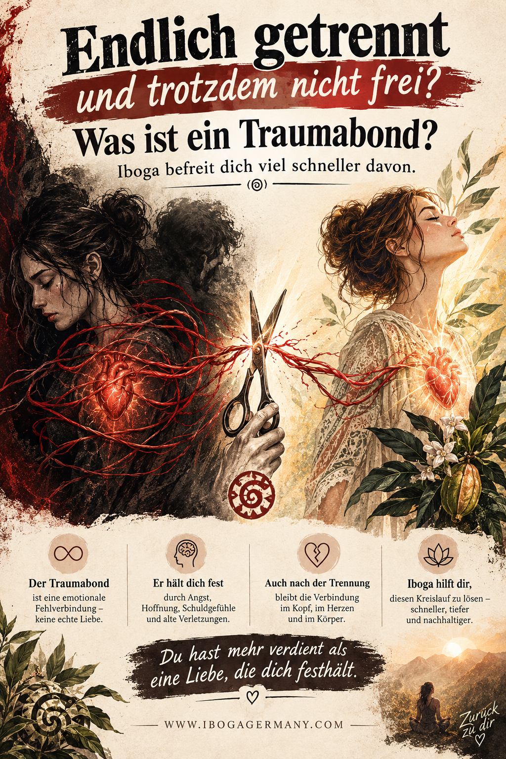 Trennung vom Narzissten: Warum Iboga so gut hilft